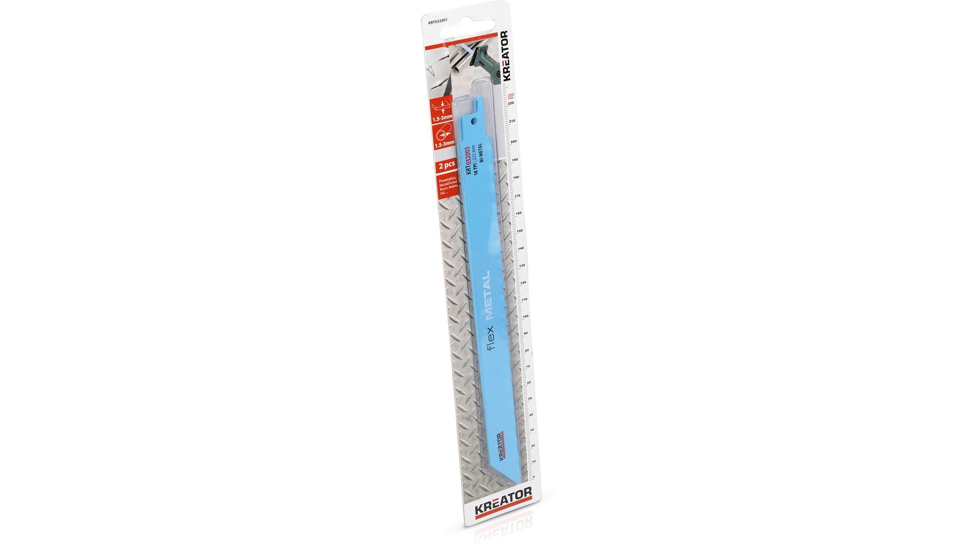Kreator Saw Blade Metal 225MM 2pcs KRT032003