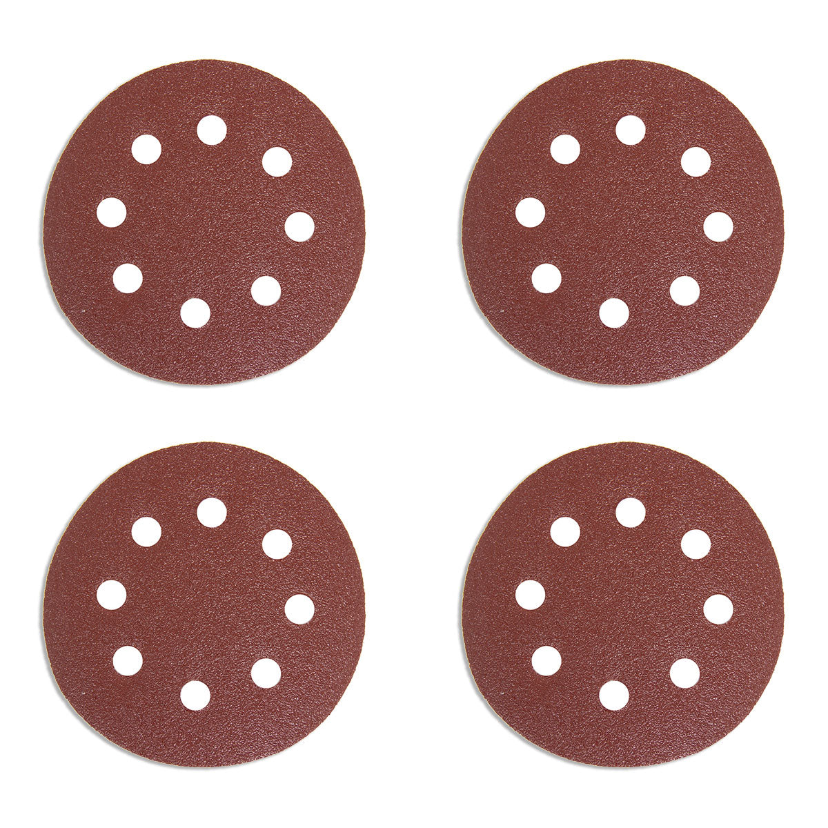 Wolf 80 Grit Hole Punched Multi-Material Sanding Disc Sheets 115mm 4 Pack