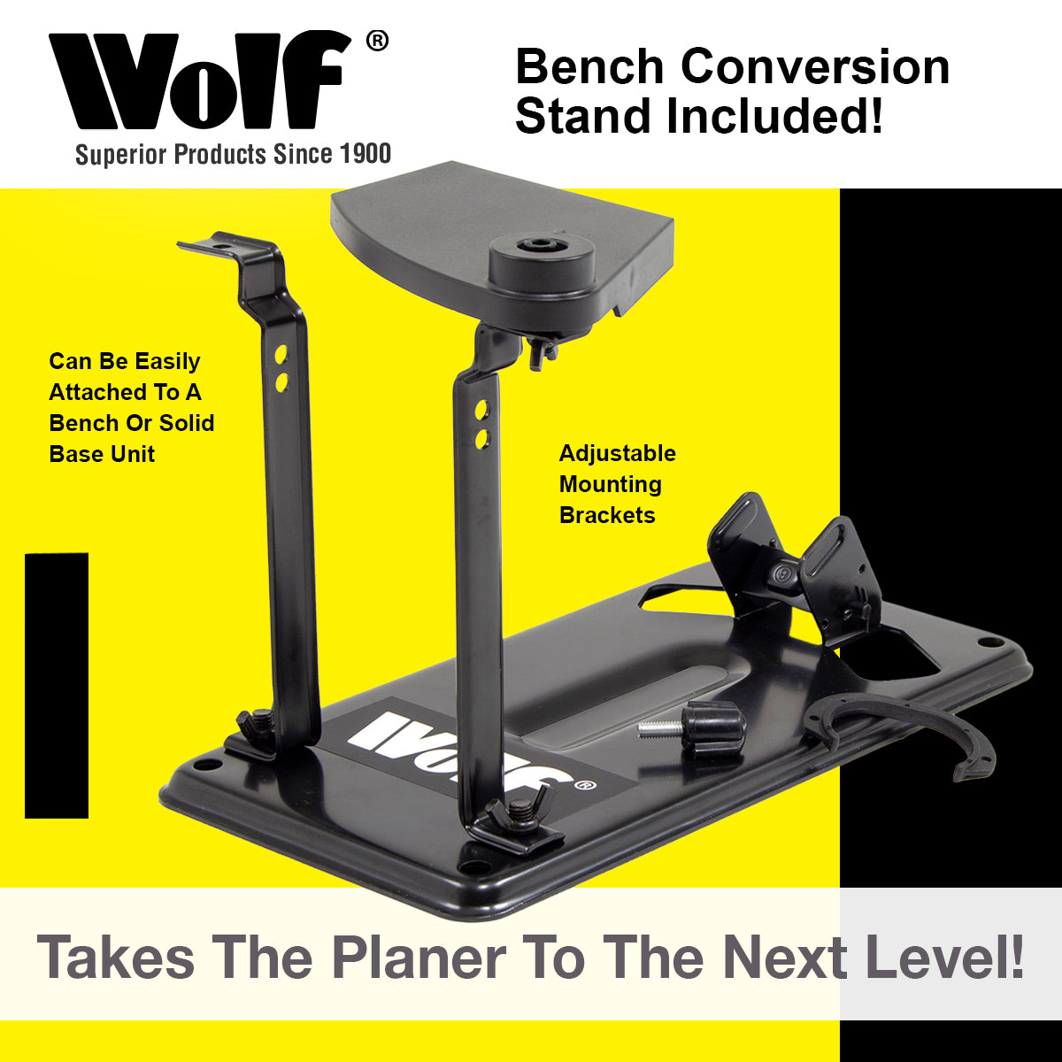 Wolf 720w 82mm Rebate Planer & Bench Conversion Stand