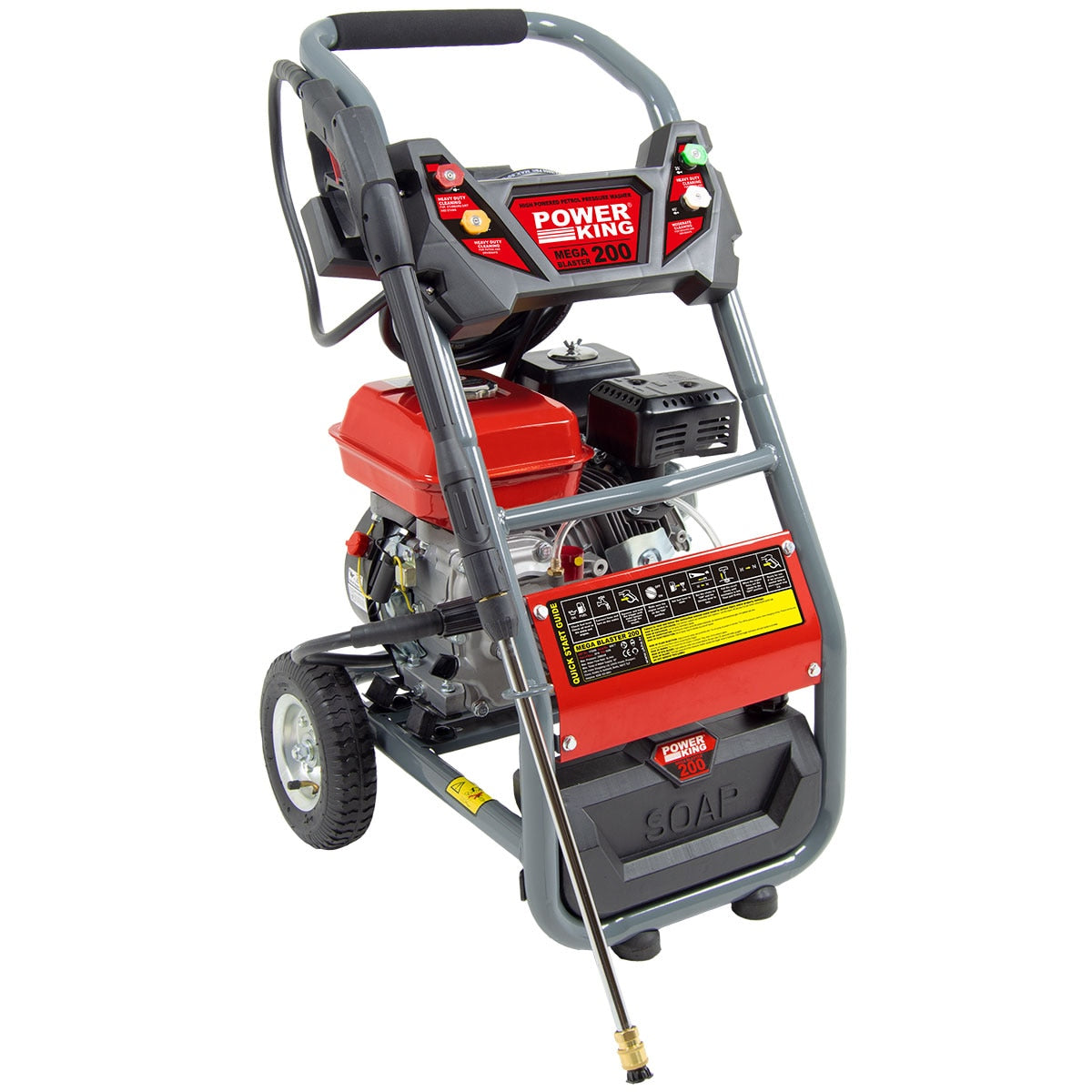 PowerKing Mega Blaster 200 Petrol Pressure Washer - Image 1