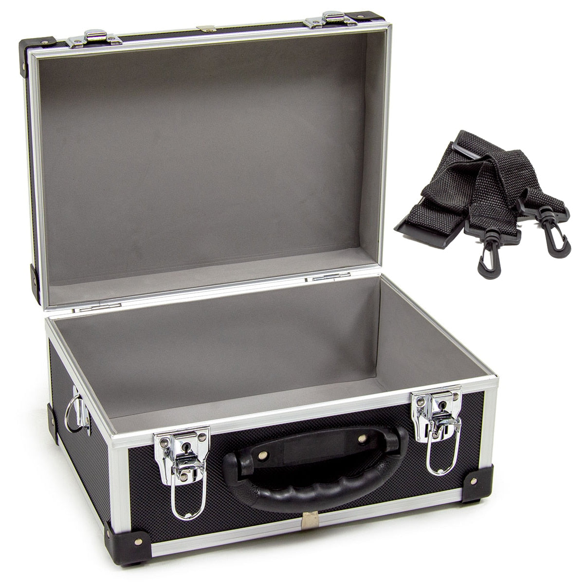 Wolf 320mm Black Aluminium Storage Case - Image 1