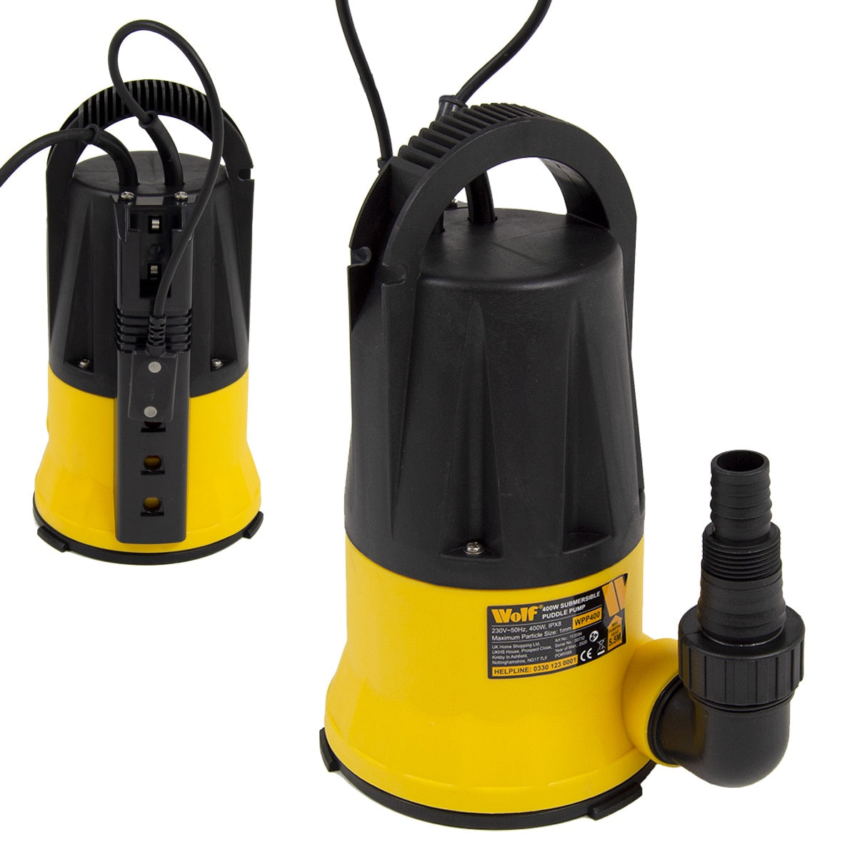 Wolf 400w Submersible Puddle Pump | Tools To Go
