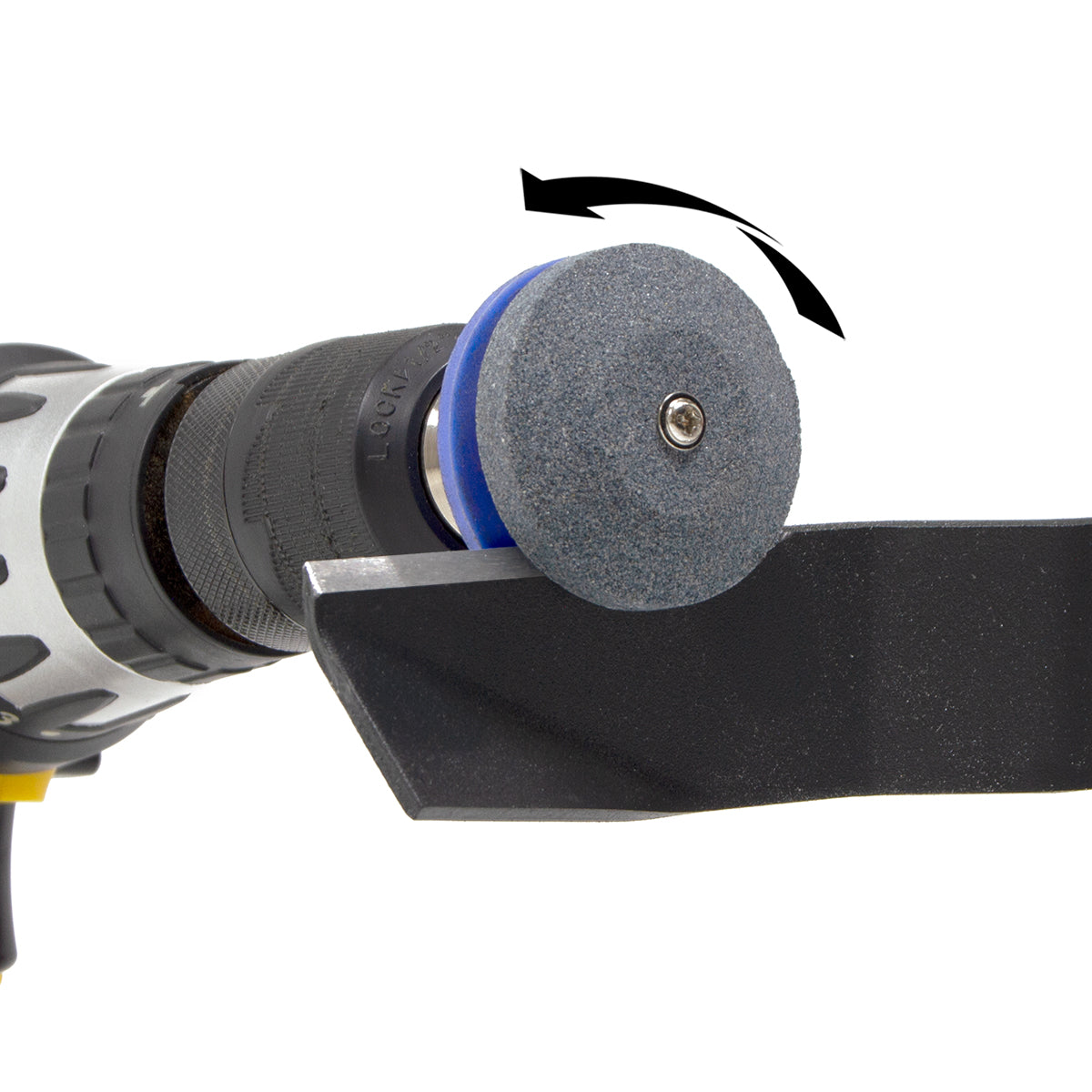 Wolf Lawn Mower Blade Sharpener Drill Attachment