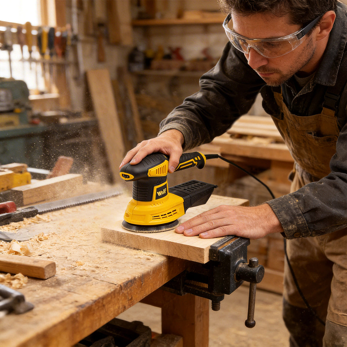 Wolf 125mm 450w Random Orbital Sander