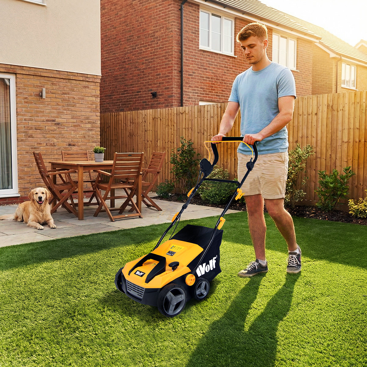 Wolf Artificial Lawn / Grass Brush & Yard Sweeper