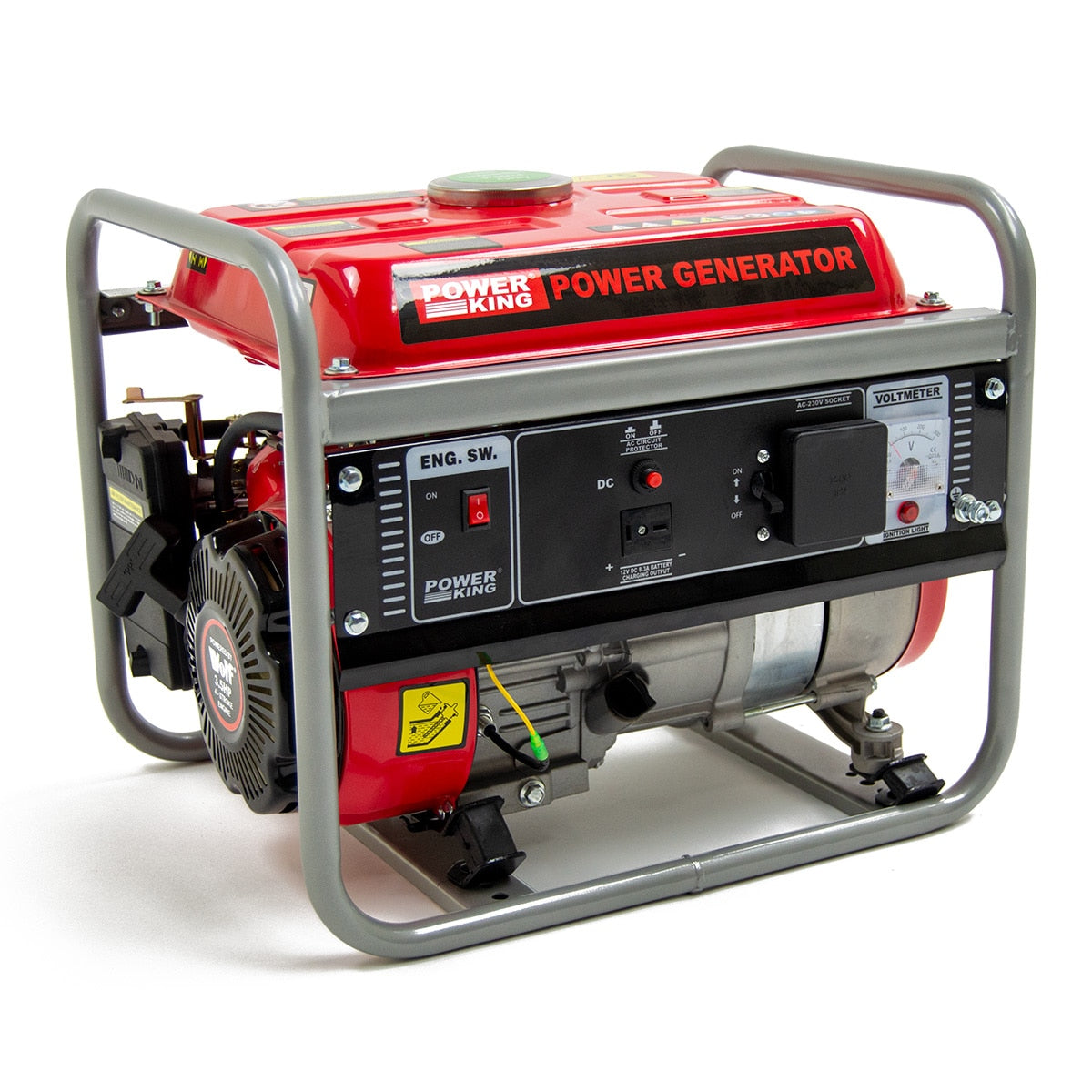 PowerKing PKB1800R Petrol Generator 1100w 1.375KVA 2.8HP 4 Stroke - Image 1