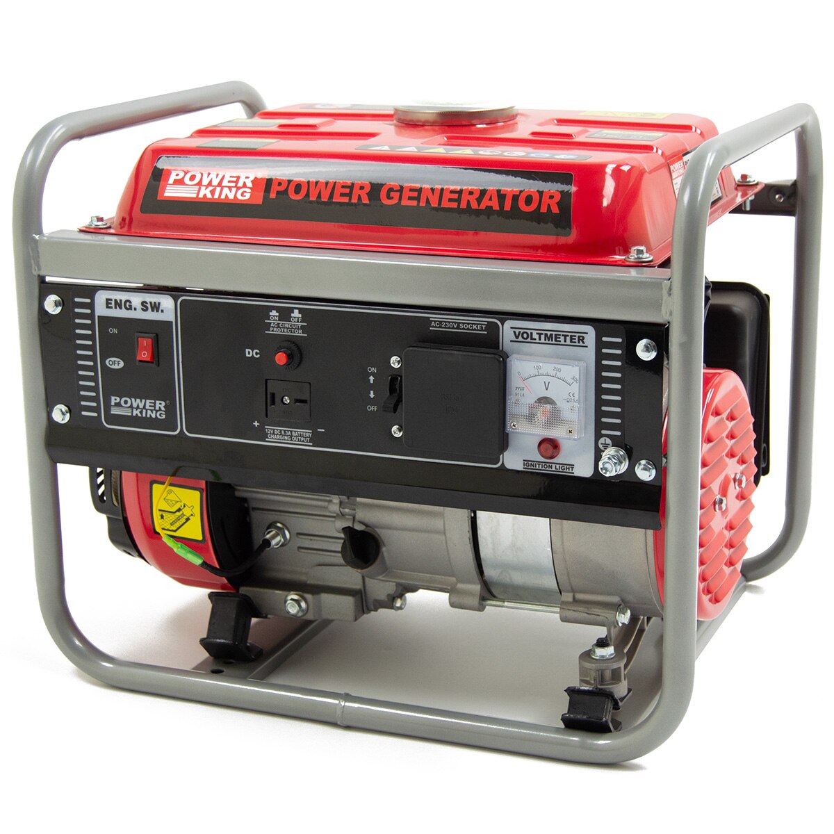 PowerKing PKB1800R Petrol Generator 1100w 1.375KVA 2.8HP 4 Stroke - Image 2