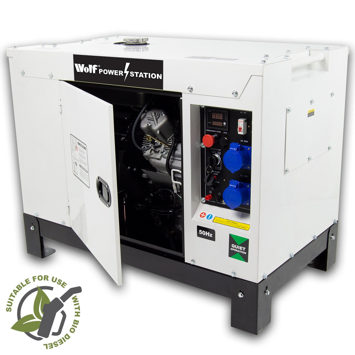 Wolf 13.75KVA POWER STATION 19HP Diesel Powered Generator - Image 1
