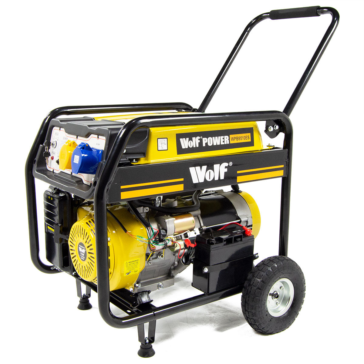 Wolf Petrol Generator WPB9510ES 7500w 9.4KVA 17HP Electric Start - Image 1