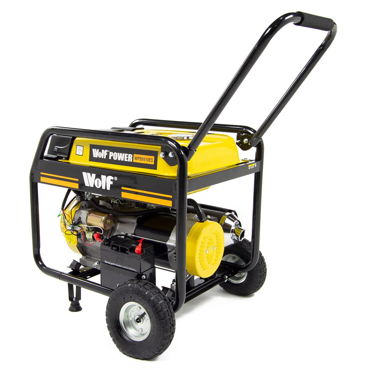 Wolf Petrol Generator WPB9510ES 7500w 9.4KVA 17HP Electric Start - Image 5
