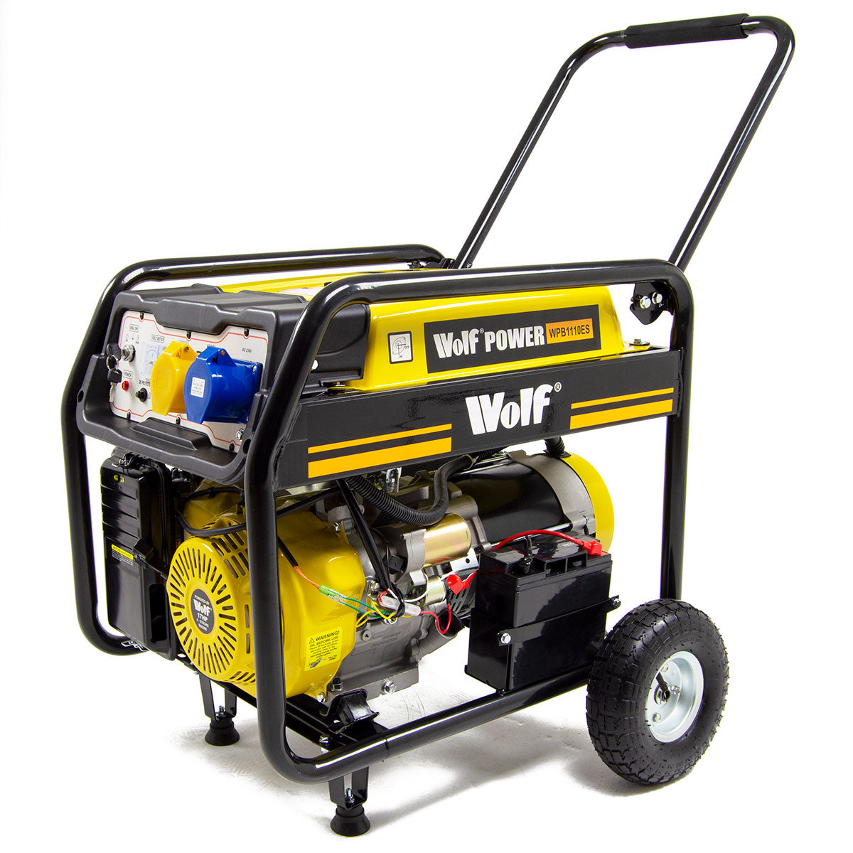 Wolf Petrol Generator WPB1110ES 8000w 10KVA 17HP Electric Start - Image 1