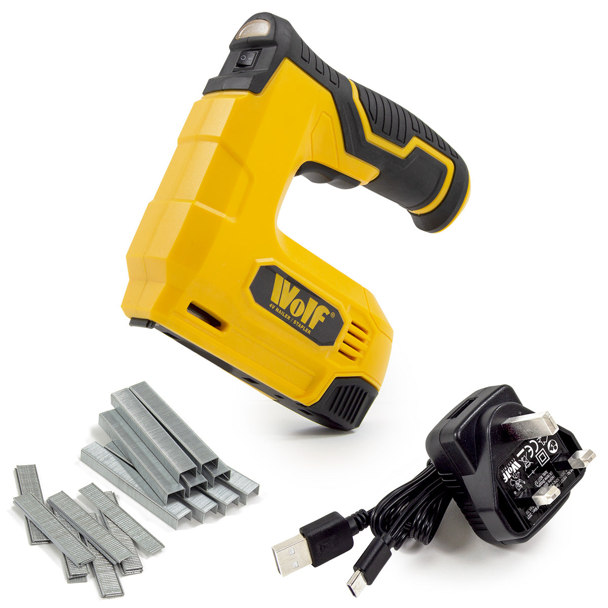 Wolf Cordless 4V Nailing Stapling Gun