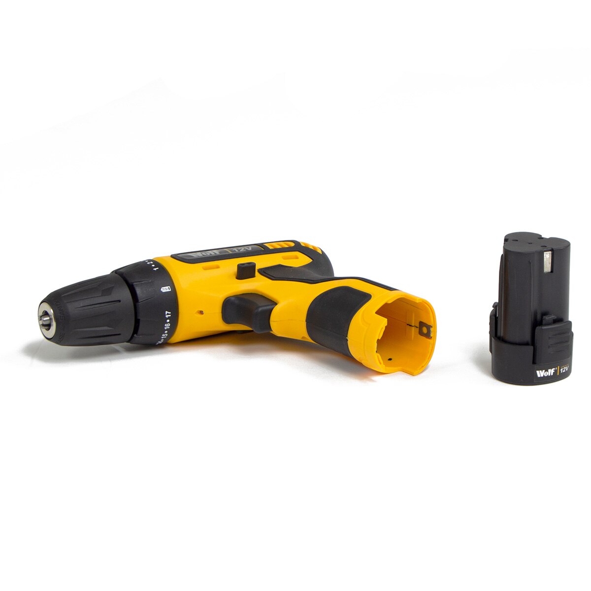 Wolf 12v Cordless Drill & Impact Driver Twin Pack Kit - Image 3