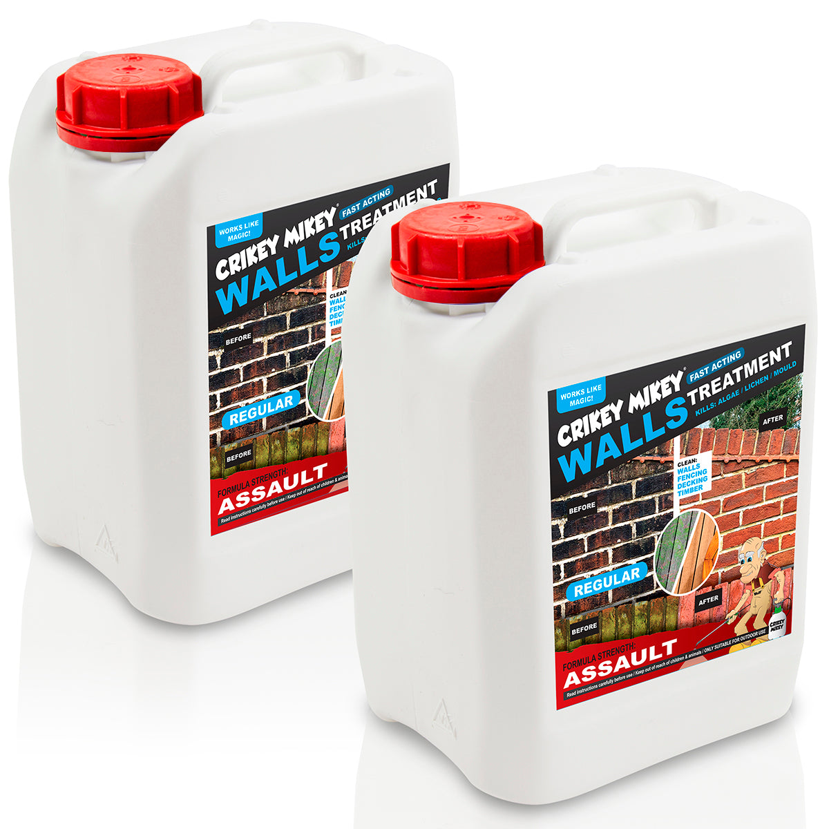 Crikey Mikey Walls Treatment Assault 10L Top Up