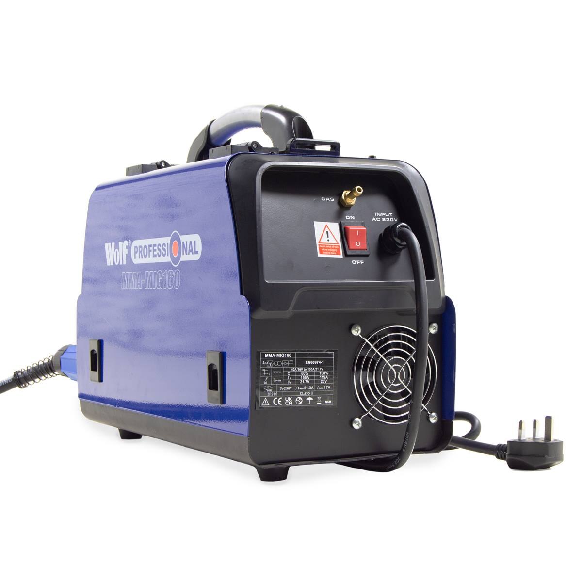 Wolf MMA-MIG 160 Combination Welder - Image 2