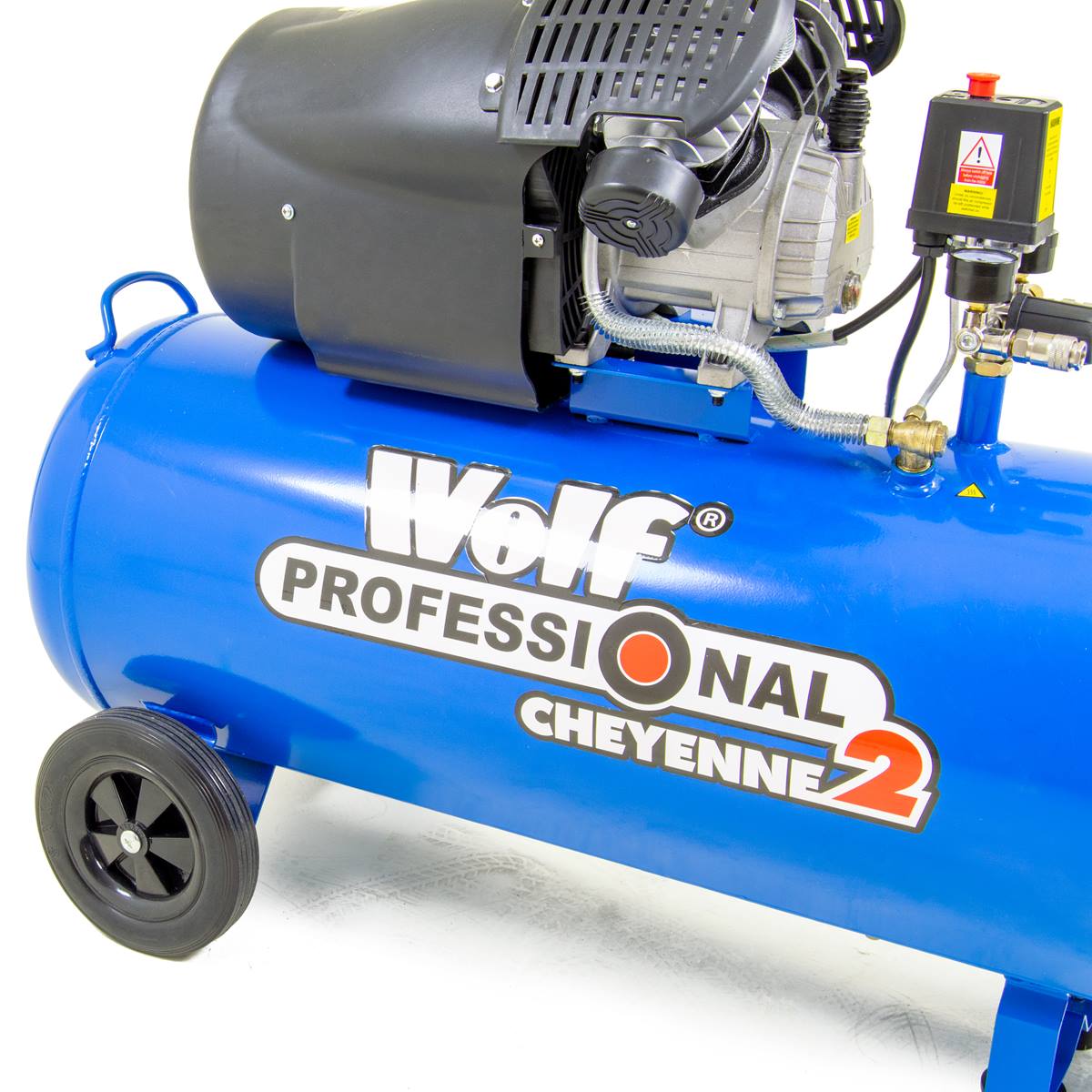 Wolf Professional Cheyenne 2 14.6CFM 3HP 150psi Air Compressor 100L - Image 5