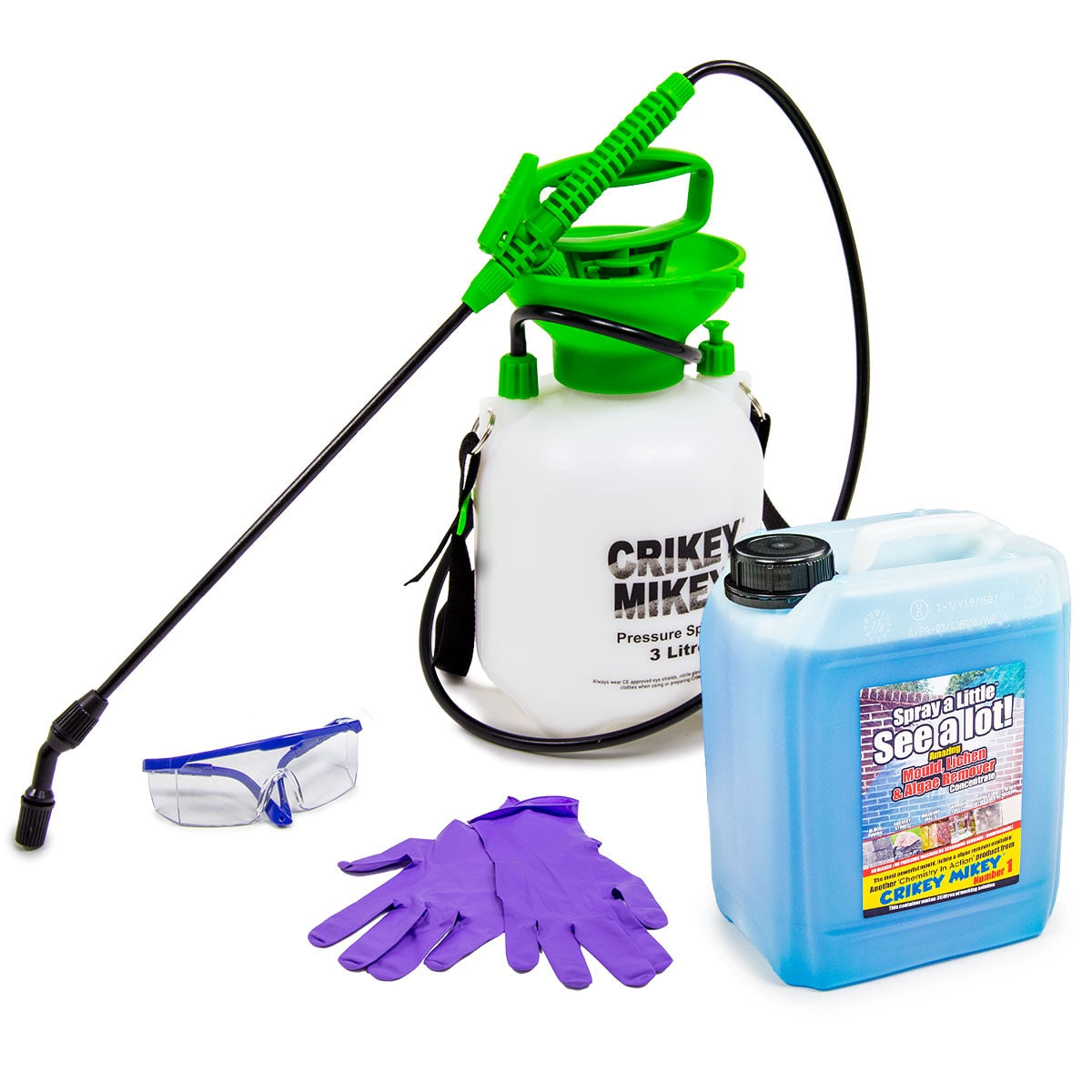 Crikey Mikey #1 Outdoor Mould, Lichen and Algae Remover 5L (makes 30L) Kit