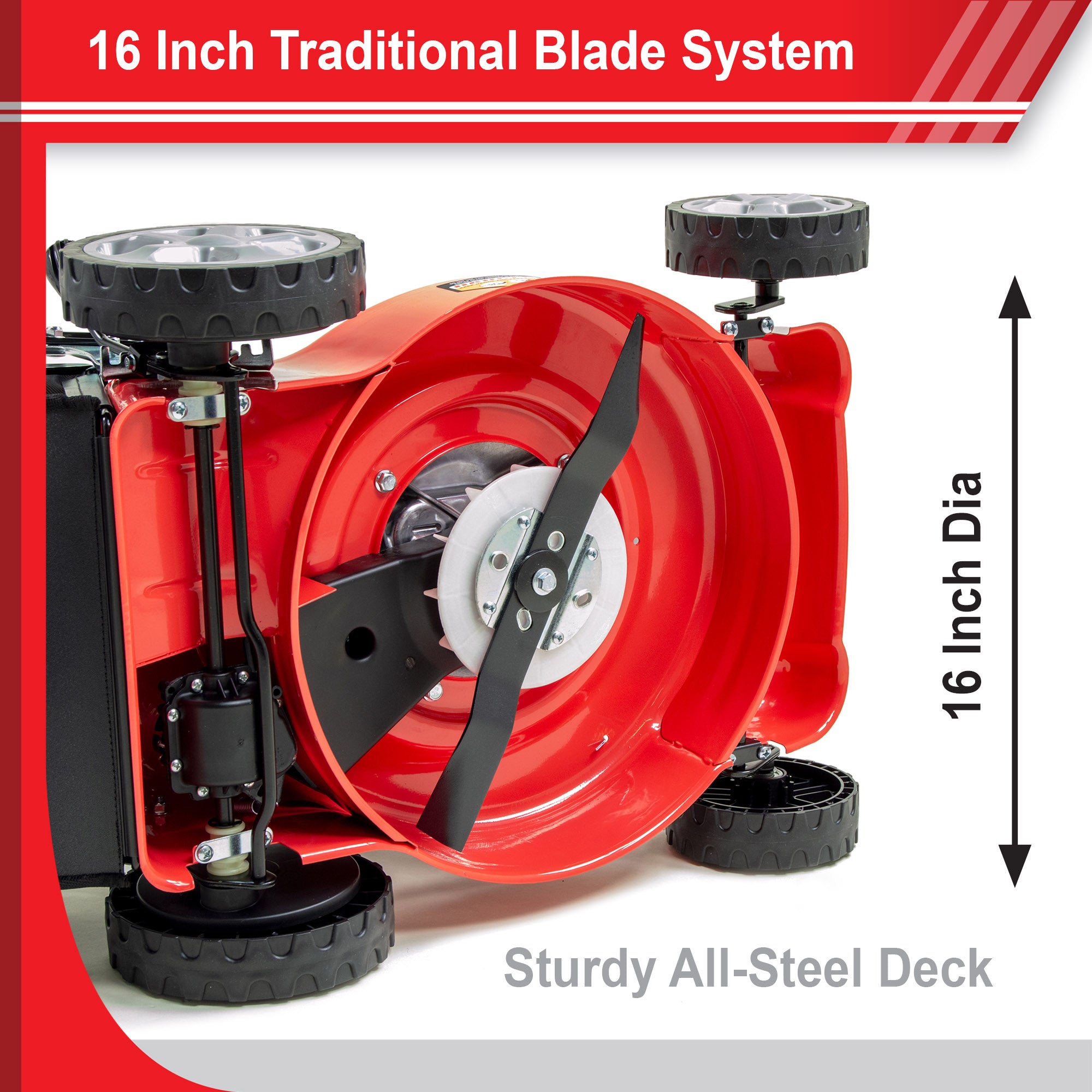 Fox LITTLE SOD 16" Recoil Self Propelled Petrol Lawn Mower 139cc Engine