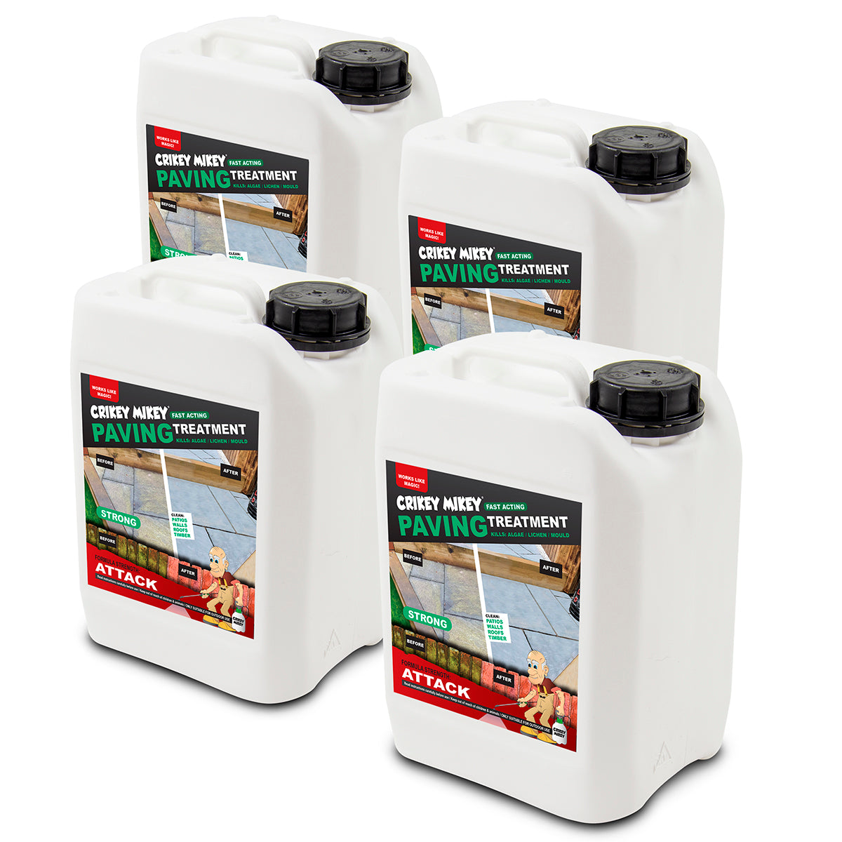 Crikey Mikey Paving Treatment Attack 20L Top Up