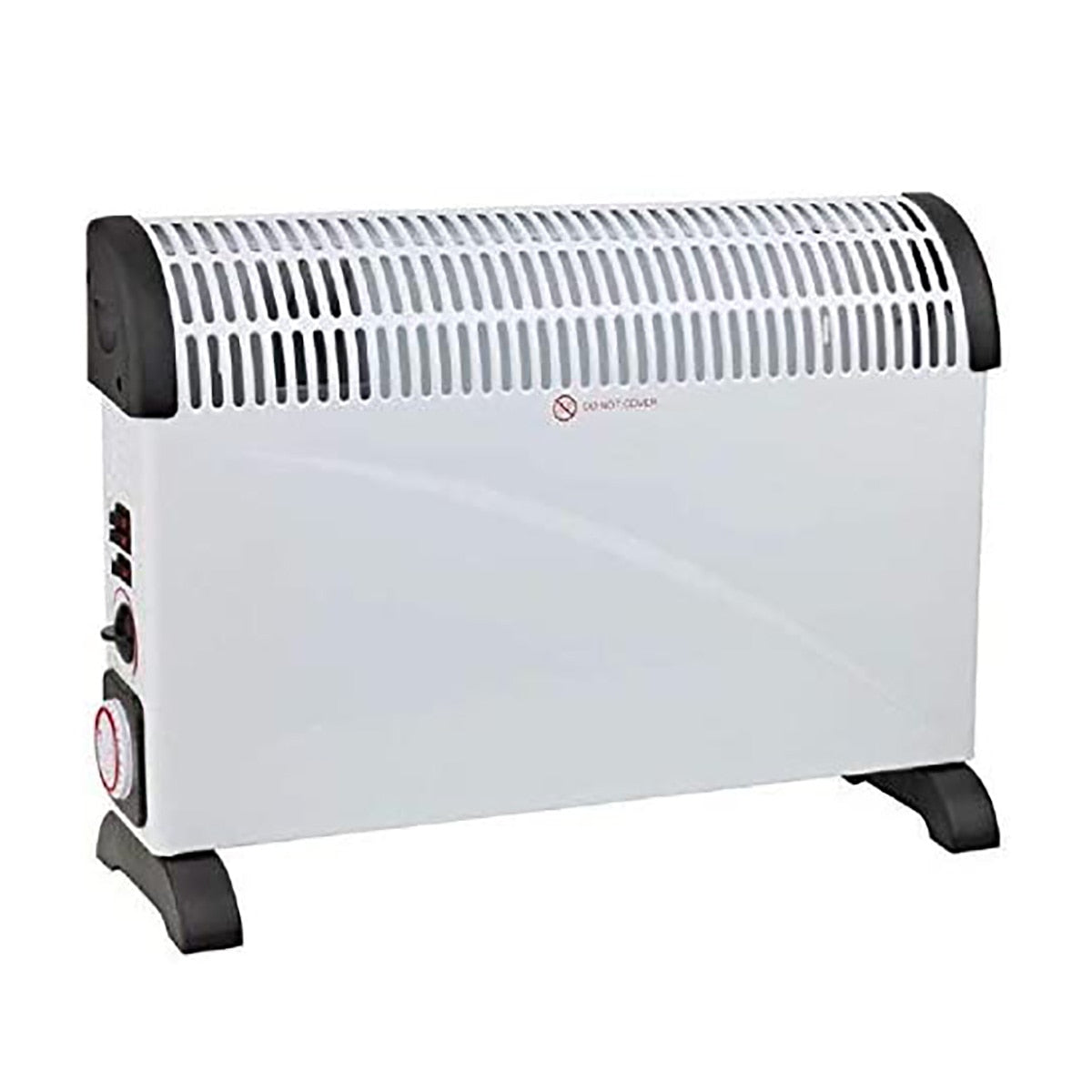 2000w White Convector Heater with Turbo and Timer - Image 1