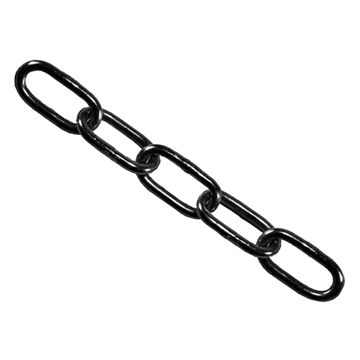 Faithfull Black Japanned Chain 4mm x 1m - Max. Load 120kg - FAICHBL430 - Image 1