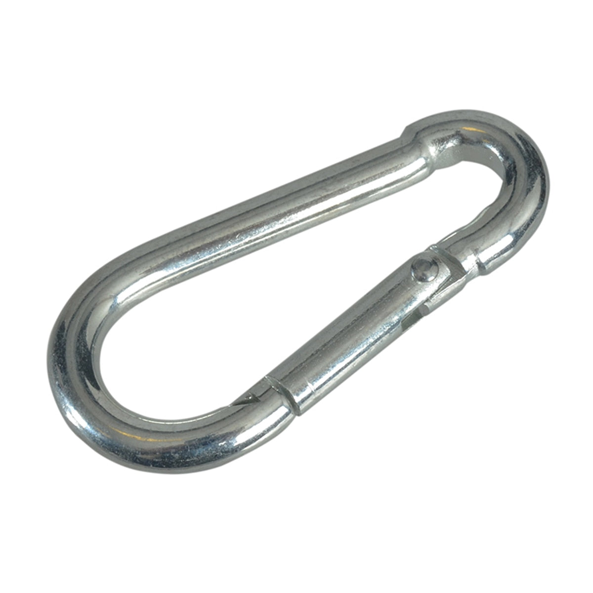 Faithfull Fire Brigade Snap Hook 4mm Zinc Plated (Pack 4) - FAICHFBS40 - Image 1