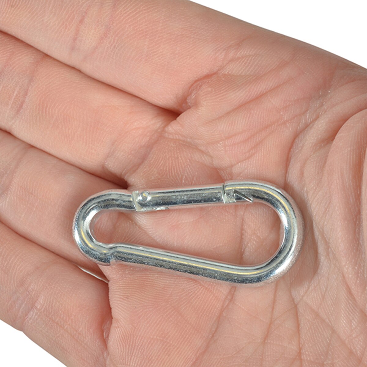 Faithfull Fire Brigade Snap Hook 4mm Zinc Plated (Pack 4) - FAICHFBS40 - Image 2