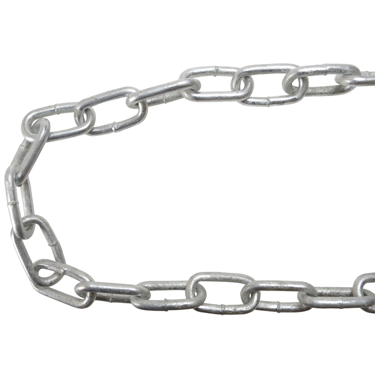 Faithfull Galvanised Chain Link 3mm x 1m - Max. Load 80kg - FAICHGL330 - Image 1