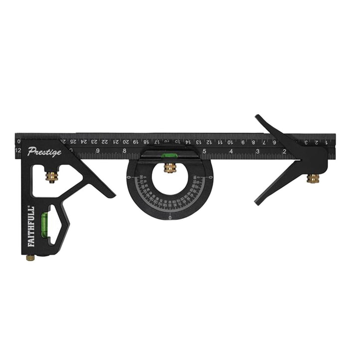 Faithfull FAICSQ7CNC Presitge Équerre Rapide En Aluminium Noir 178