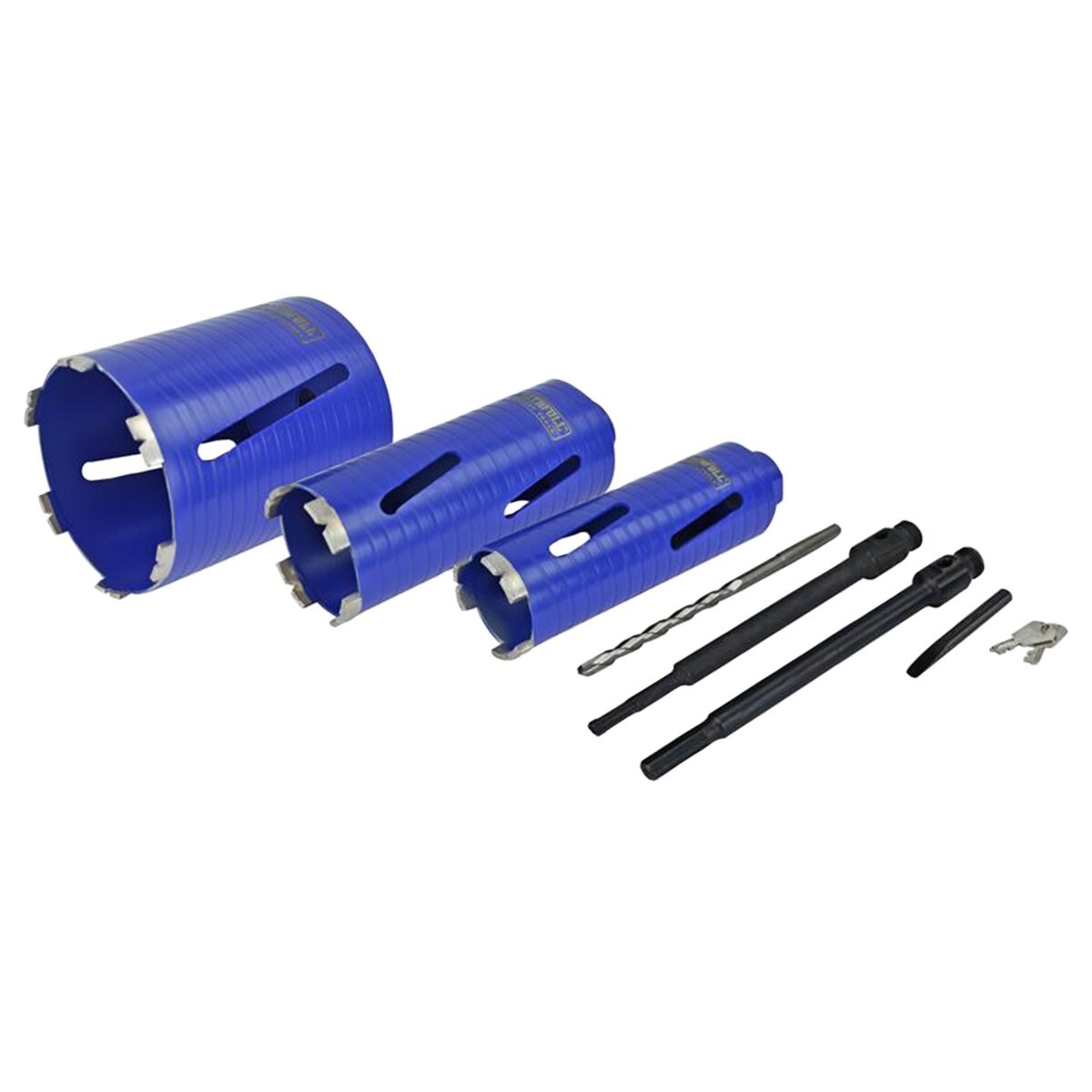 Faithfull Diamond Core Drill Kit & Case Set of 7 - FAIDCKIT7 - Image 1