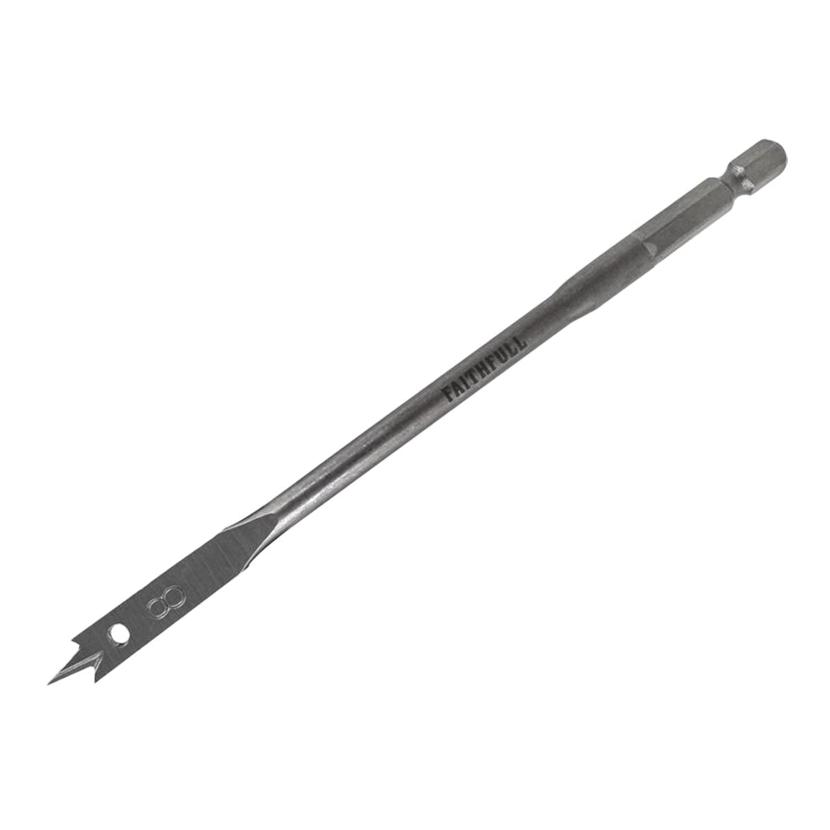 Faithfull Flat Bit 8mm - FAIFB08E - Image 1