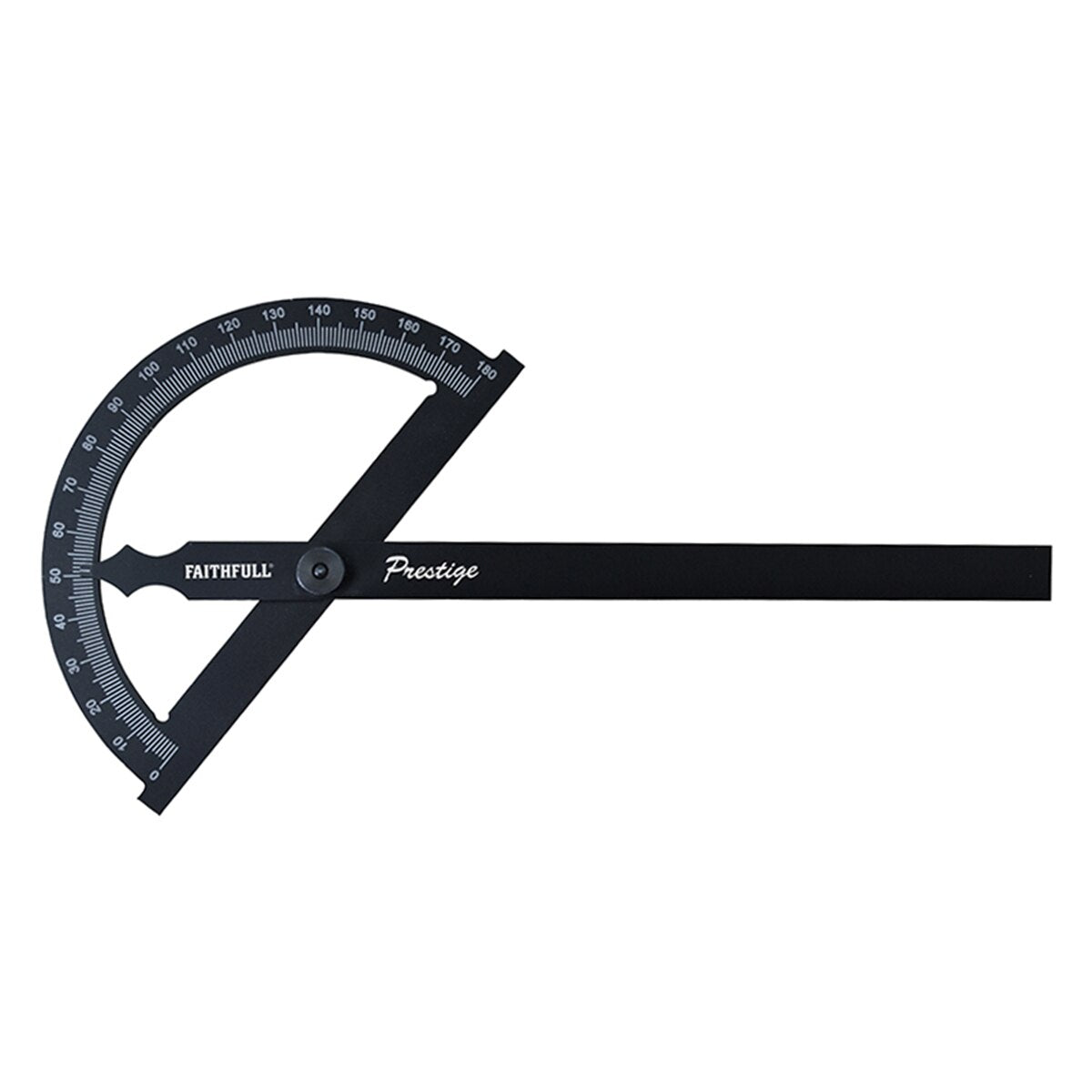 Faithfull Prestige Angle Gauge Black Aluminium 150 x 270mm - FAIGAUGECNC - Image 2