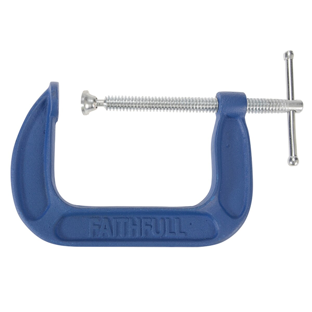 Faithfull Medium-Duty G-Clamp 100mm (4in) - FAIGMD4 - Image 1