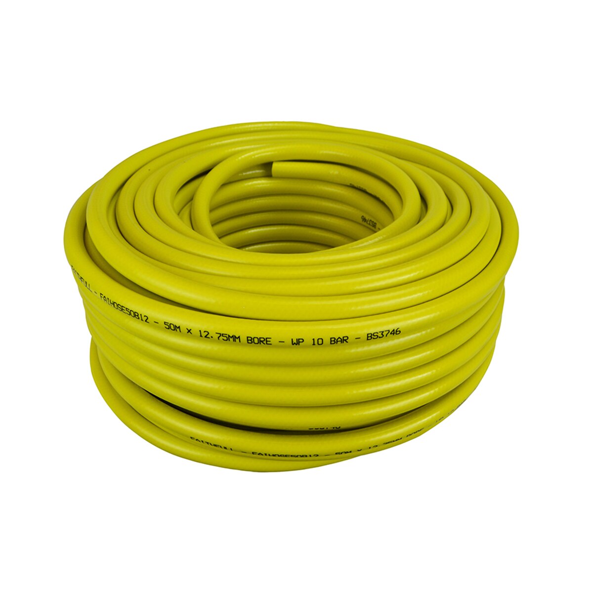 Faithfull Heavy-Duty Reinforced Builder's Hose 50m 12.5mm (1/2in) Diameter - FAIHOSE50B12 - Image 1