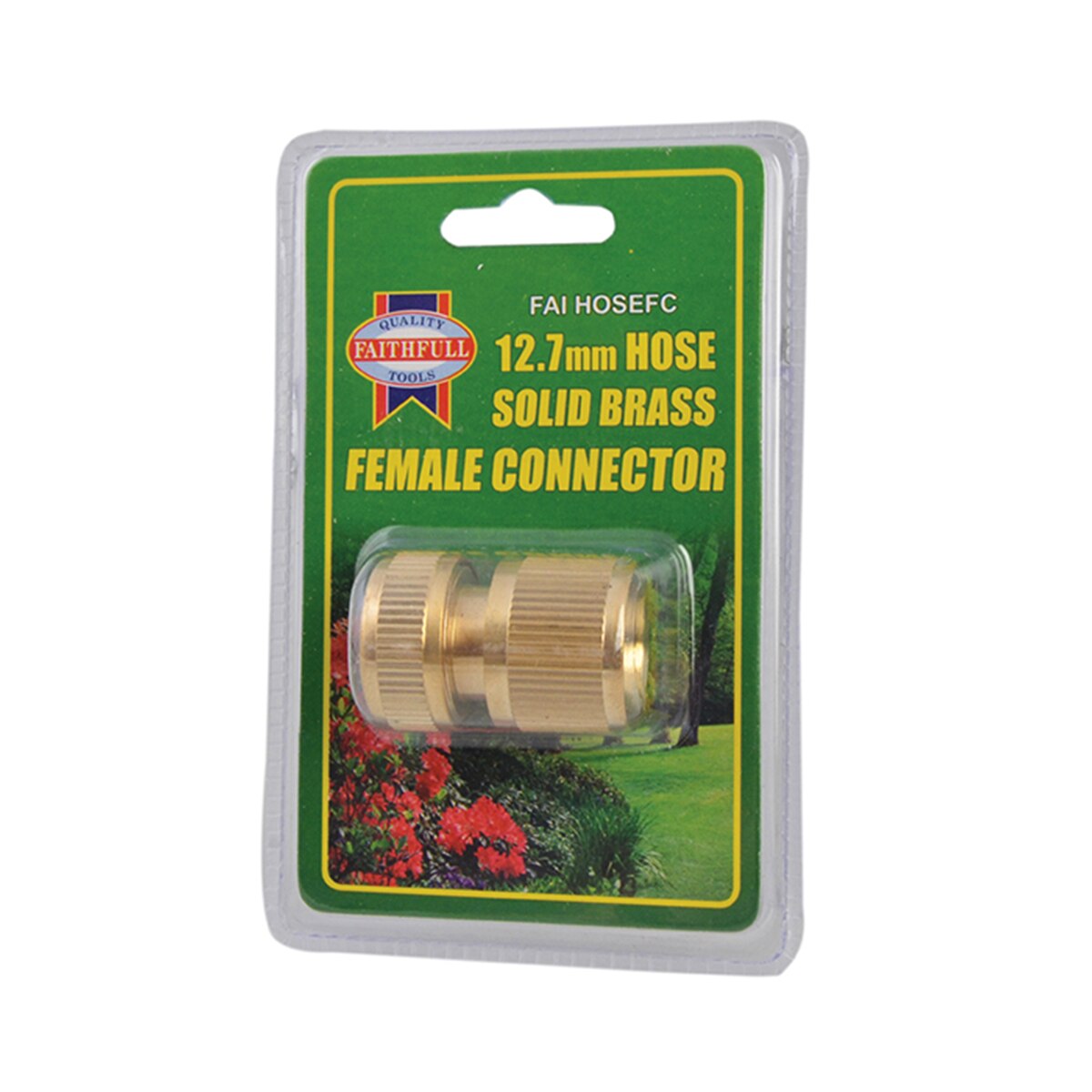 Faithfull Brass Female Hose Connector 12.5mm (1/2in) - FAIHOSEFC - Image 4