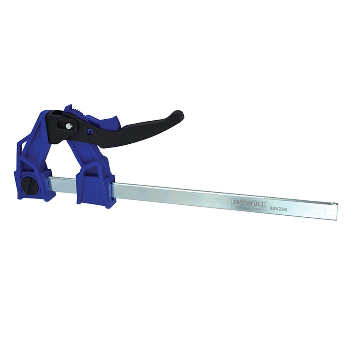 Faithfull Heavy-Duty Lever Clamp Capacity 250mm - FAILC250120 - Image 1
