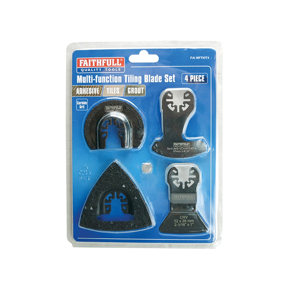 Faithfull Multi-Tool Tiling Kit, 4 Piece - FAIMFTKIT4 - Image 2