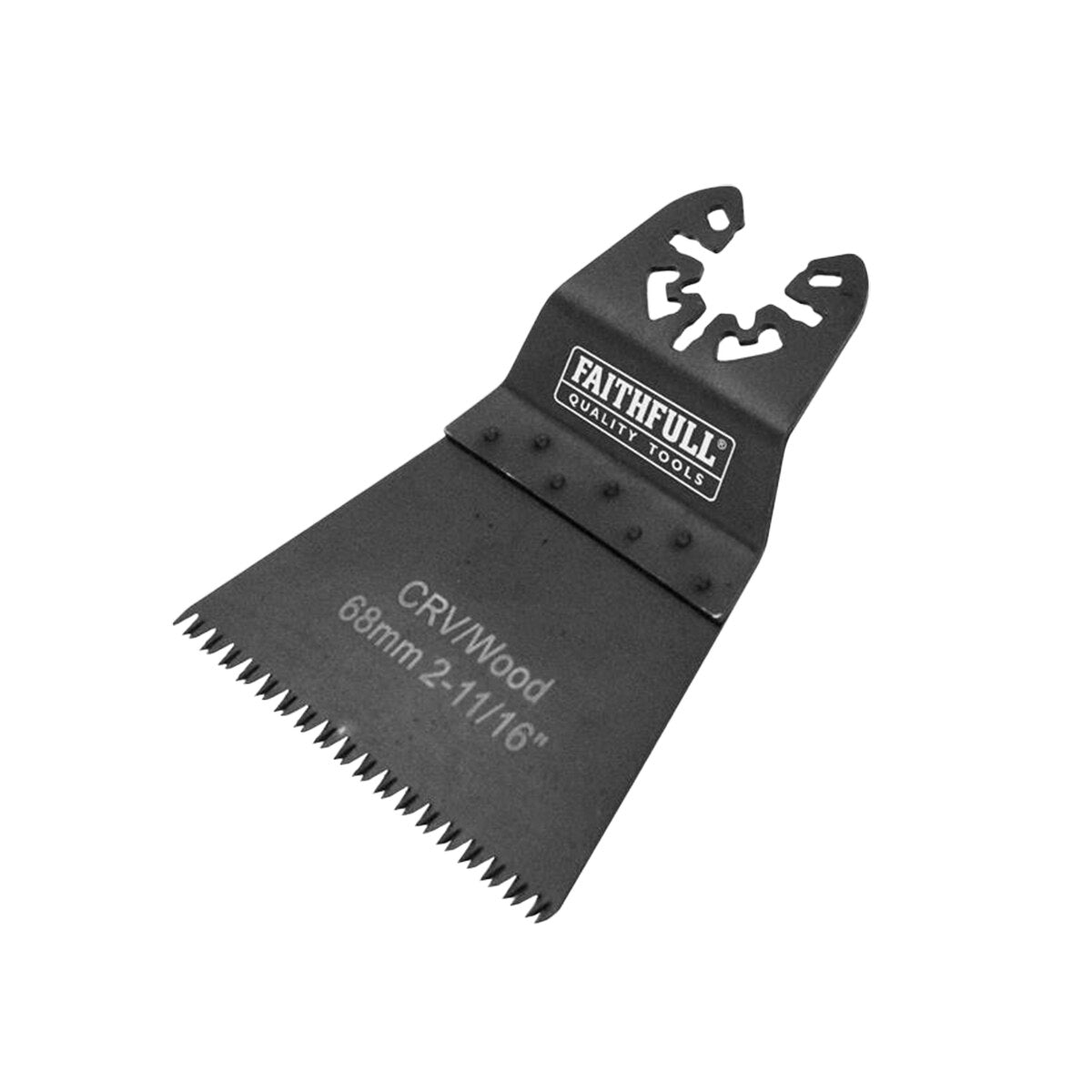 Faithfull Multi-Function Tool CrV Flush Fast Cut Wood Ground Side Set 68mm - FAIMFW68G - Image 1