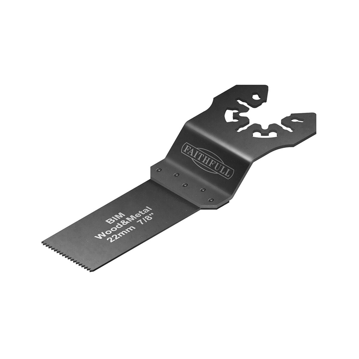 Faithfull Multi-Functional Tool Flush Cut Wood/Bi-Metal Blade 22mm (Pack 5) - FAIMFWM22B - Image 1