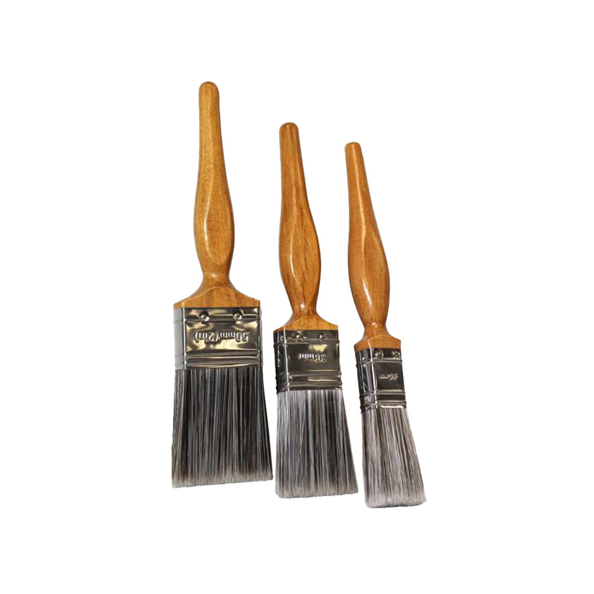 Faithfull Superflow Synthetic Paint Brush, 3 Piece Set - FAIPBSYSET3 - Image 1