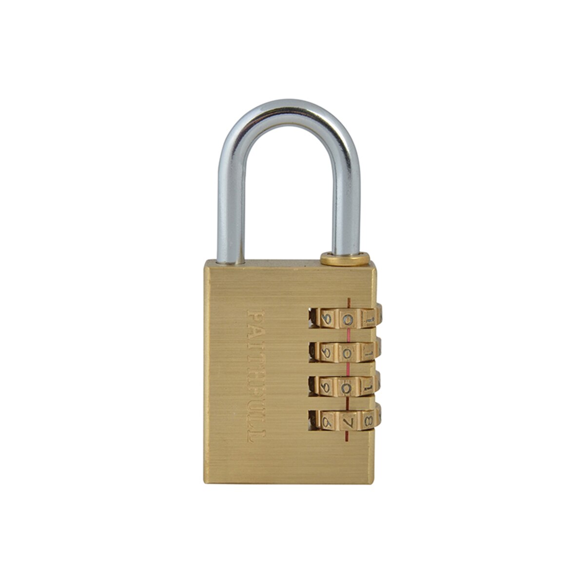 Faithfull Brass Combination Padlock 38mm - FAIPLB38COM - Image 3