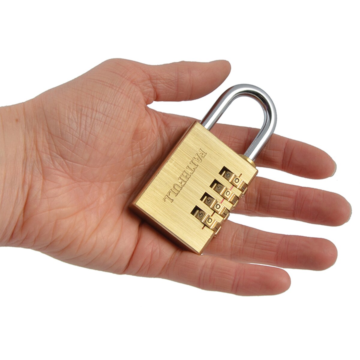 Faithfull Brass Combination Padlock 38mm - FAIPLB38COM - Image 4