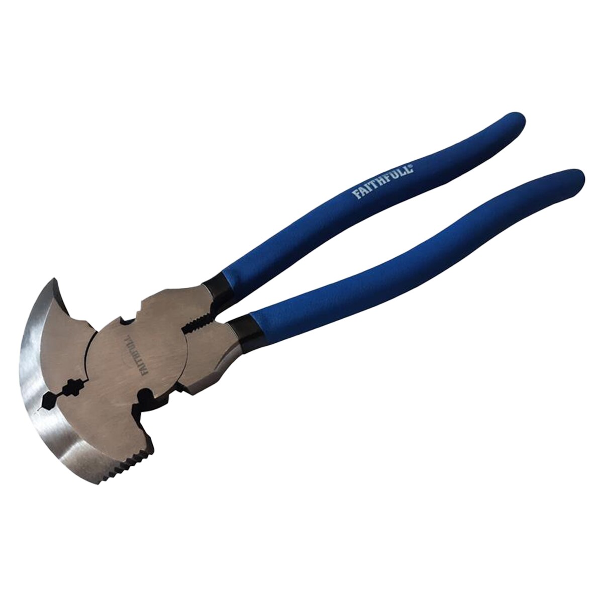 Faithfull Soft Grip Fencing Pliers 250mm (10in) - FAIPLF10N - Image 1