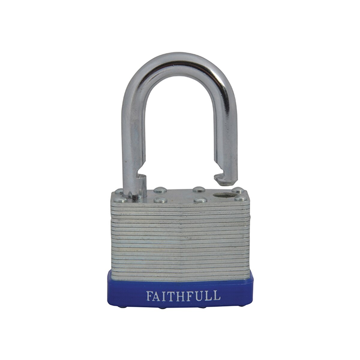 Faithfull Laminated Steel Padlock 50mm 3 Keys - FAIPLLAM50 - Image 3