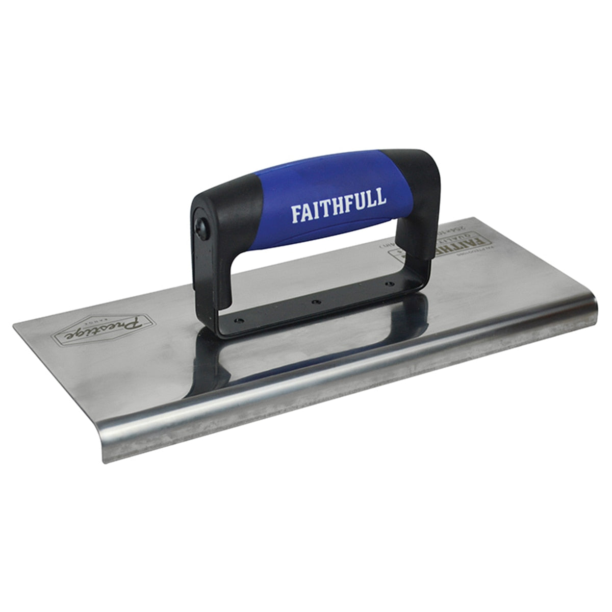 Faithfull Prestige Edging Trowel 10 x 4in - FAIPTEDG10SS - Image 1