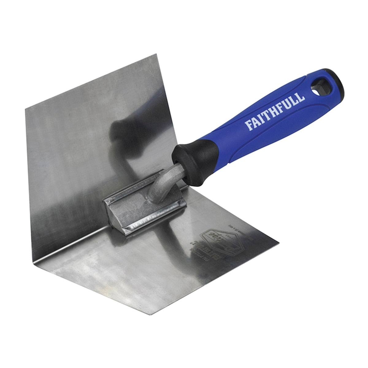 Faithfull Prestige Internal Corner Trowel 5 x 4in - FAIPTICTSS - Image 1