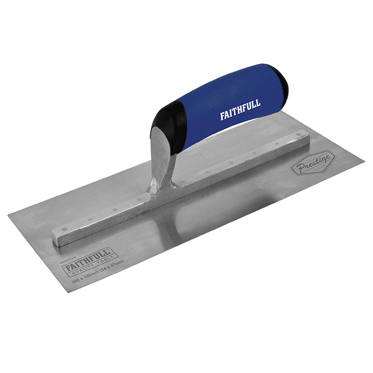 Faithfull Prestige Plastering Trowel 350 x 120mm (14 x 4.3/4in) - FAIPTPT14SS - Image 1