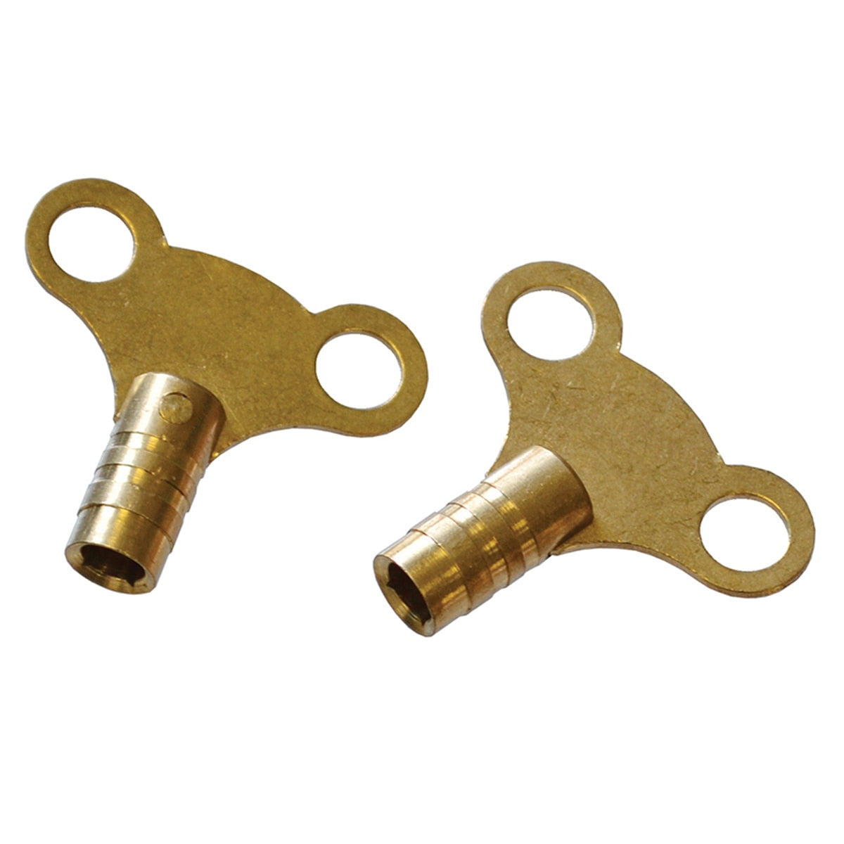 Faithfull Radiator Keys - Brass (Pack of 2) - FAIRADKEY - Image 1