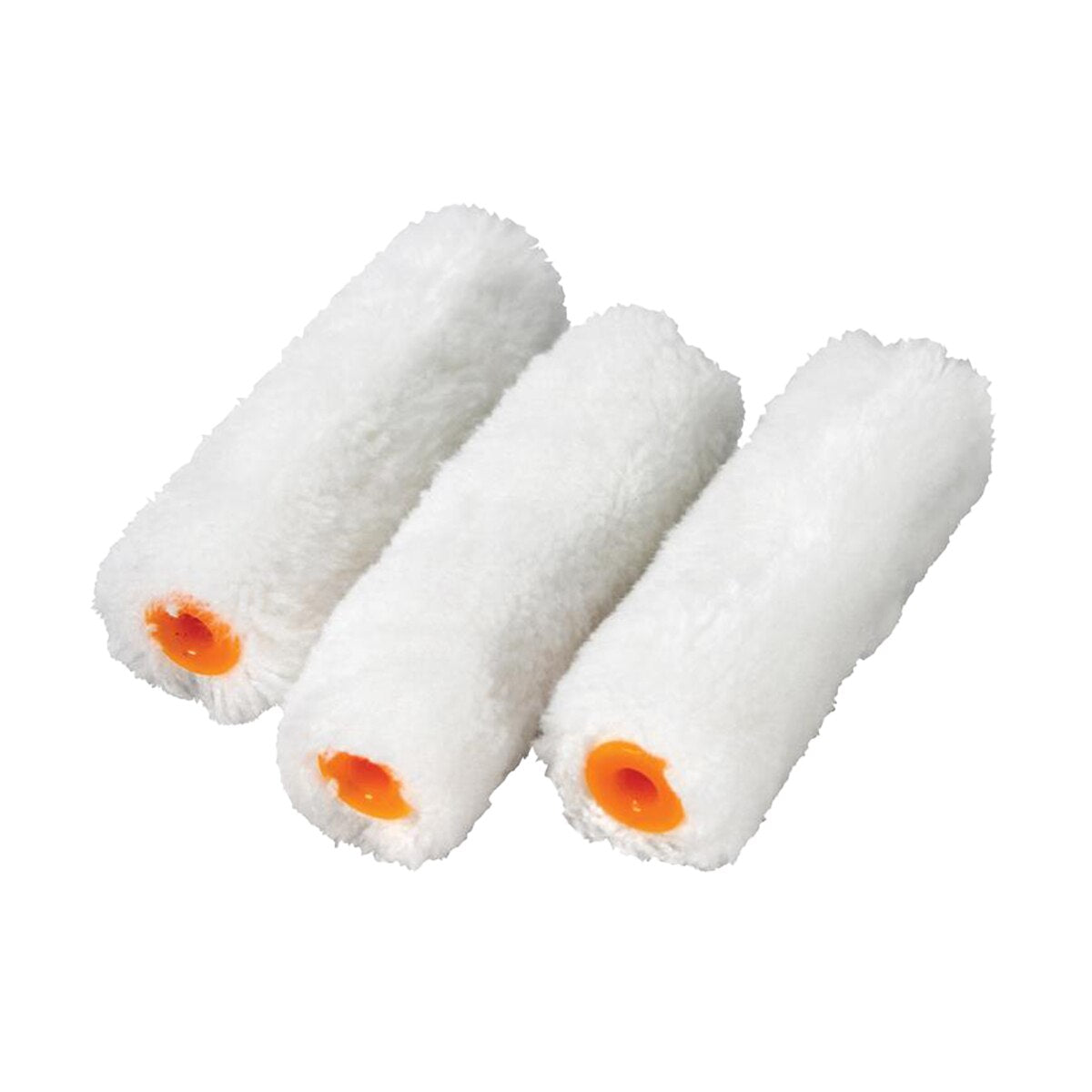 Faithfull Medium Pile Mini Roller Refills 100mm (4in) Pack of 10 - FAIRMINI10M - Image 1