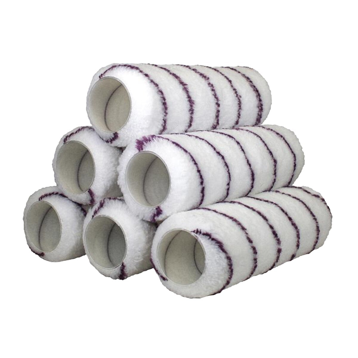 Faithfull Medium Pile Roller Sleeve 230 x 44mm (9 x 1.3/4in) (Pack 6) - FAIRREFILL6 - Image 1